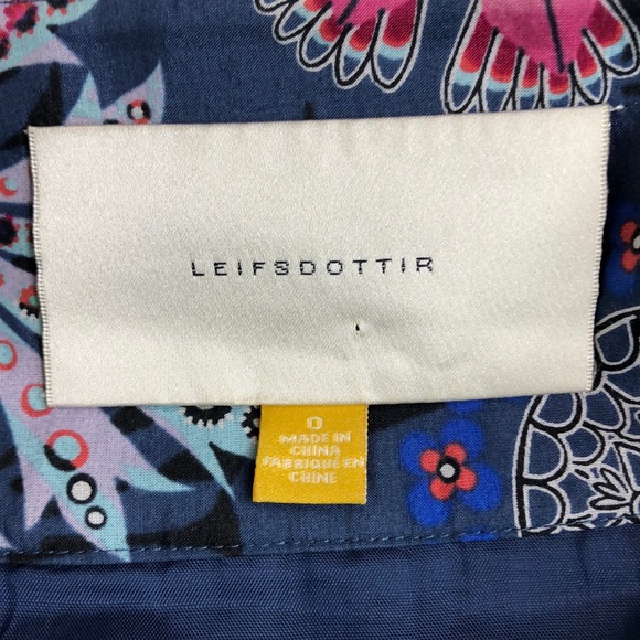 SOLD NWOT Leifsdottir Floral Layered Mini Skirt - Picture 4 of 6